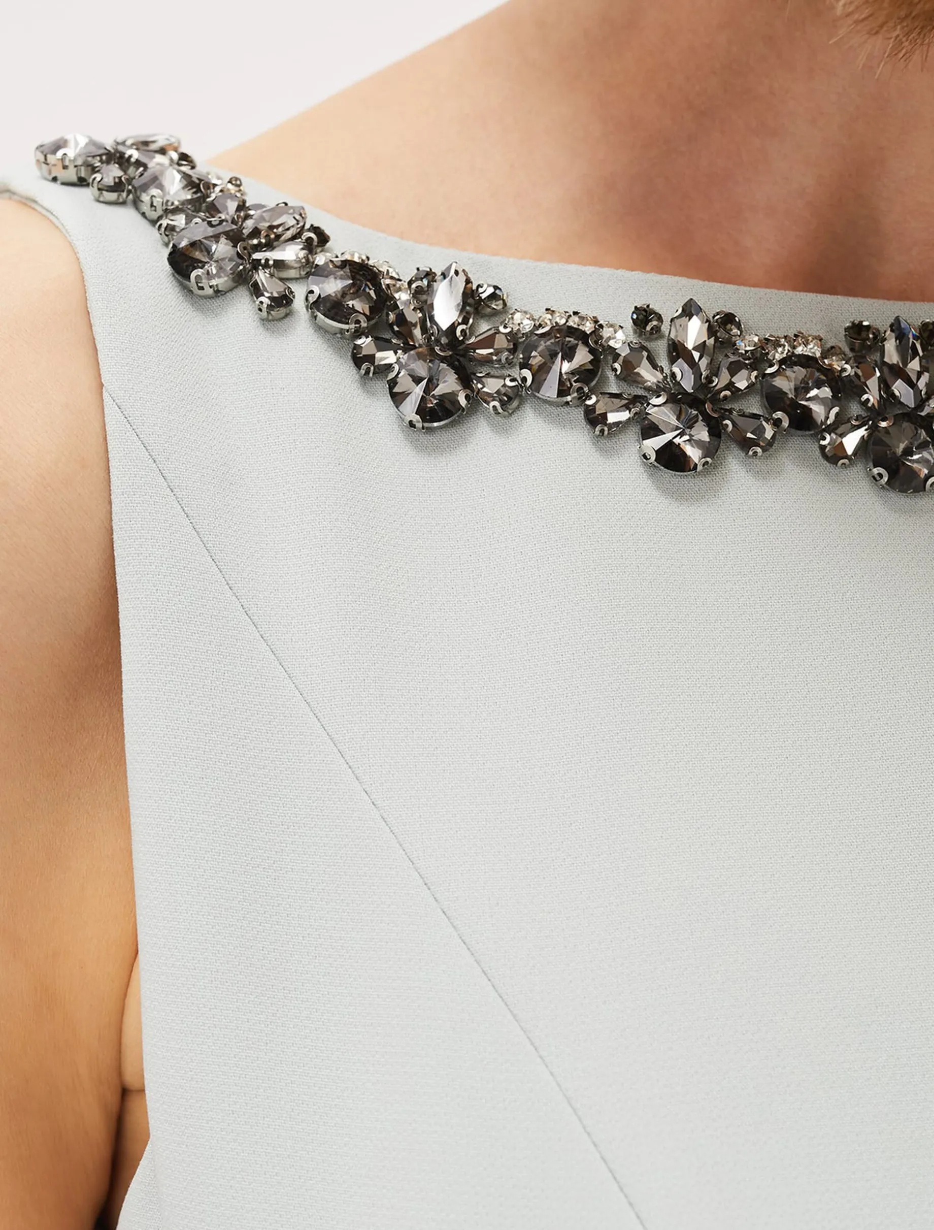 Nia Embellished Scuba Dress