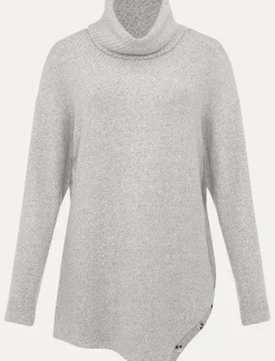 Nico Asymmetric Textured Jersey Top