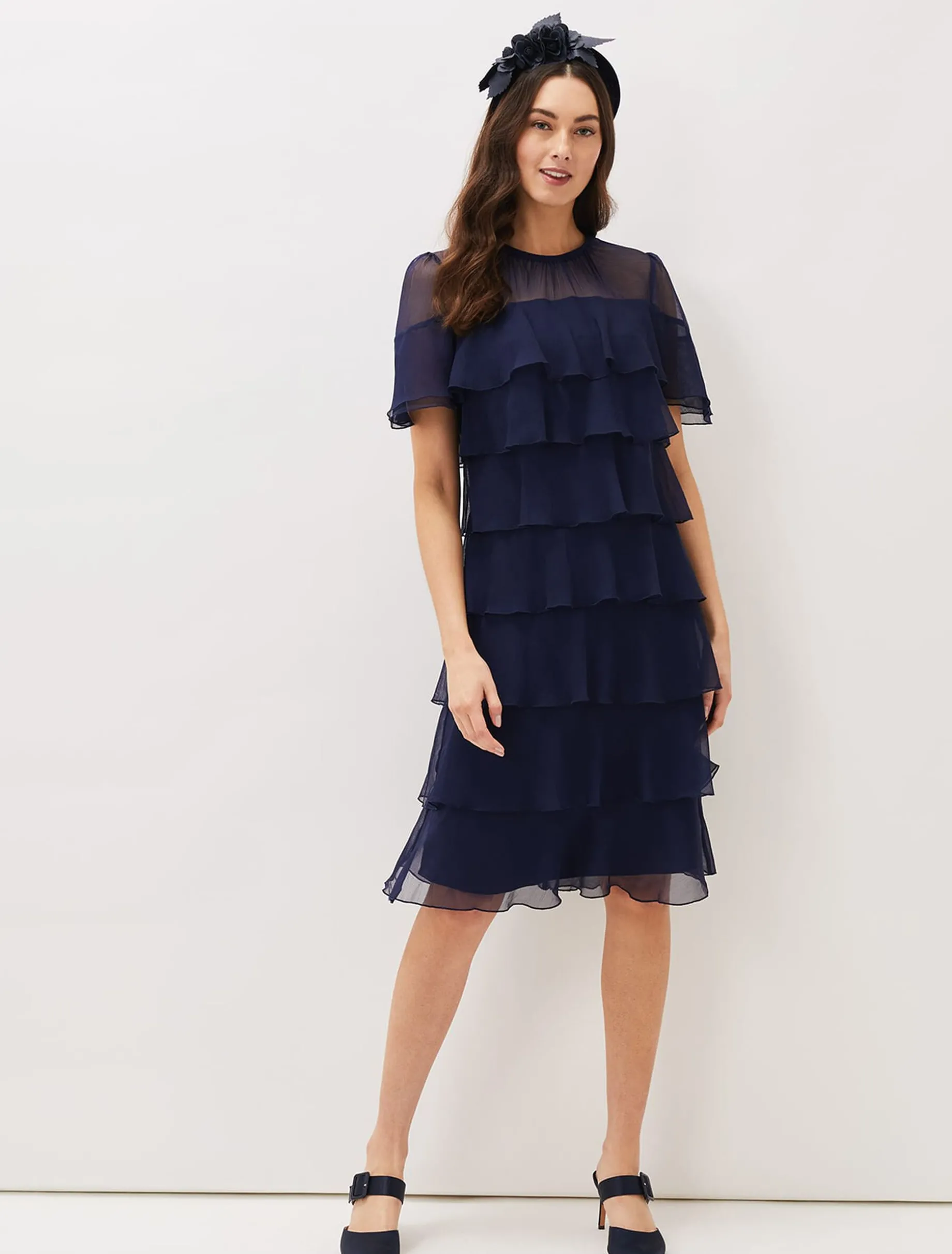 Nika Tiered Shift Dress
