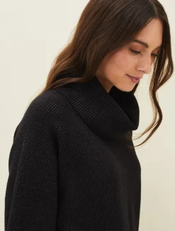 Nisha Roll Neck Jumper Dress