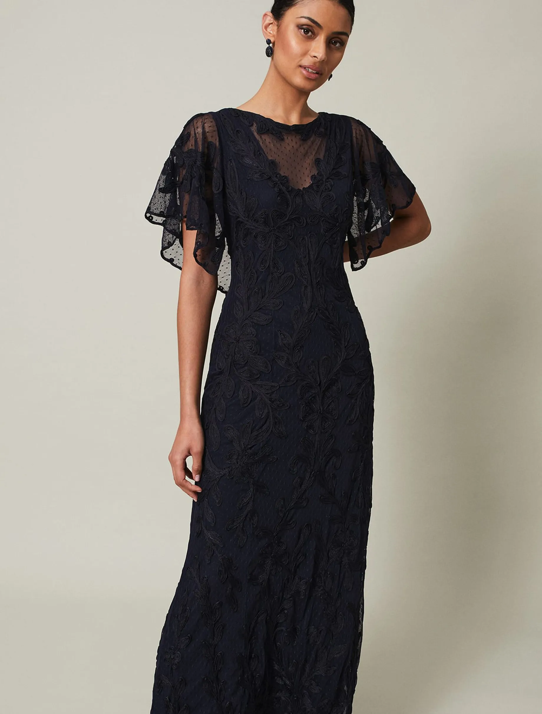 Noelle Tapework Maxi Dress