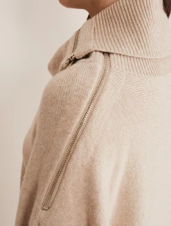 Nola Zip Neck Chunky Relaxed Knit
