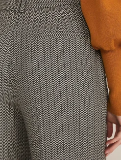 Nouria Herringbone Tapered Trouser
