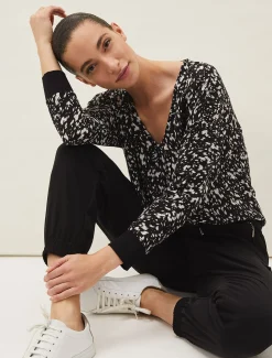 Oakleigh Twist Front Blouse