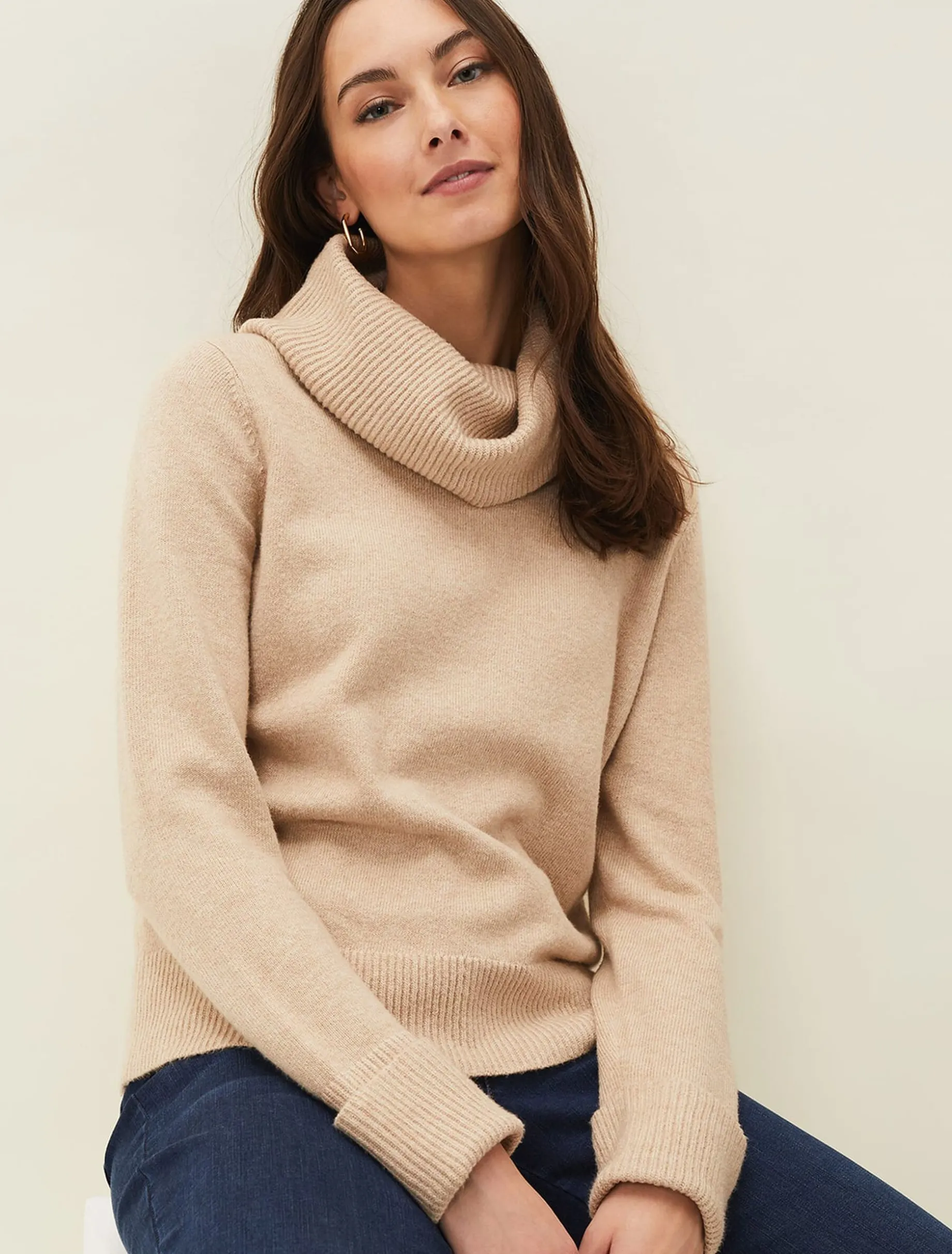 Odelia Cowl Neck Jumper