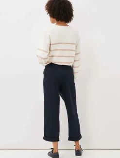 Odette Pleated Crop Trousers