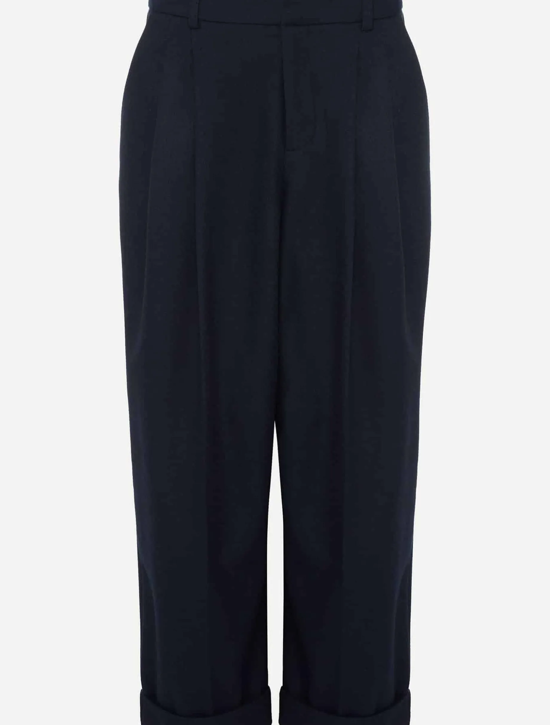 Odette Pleated Crop Trousers