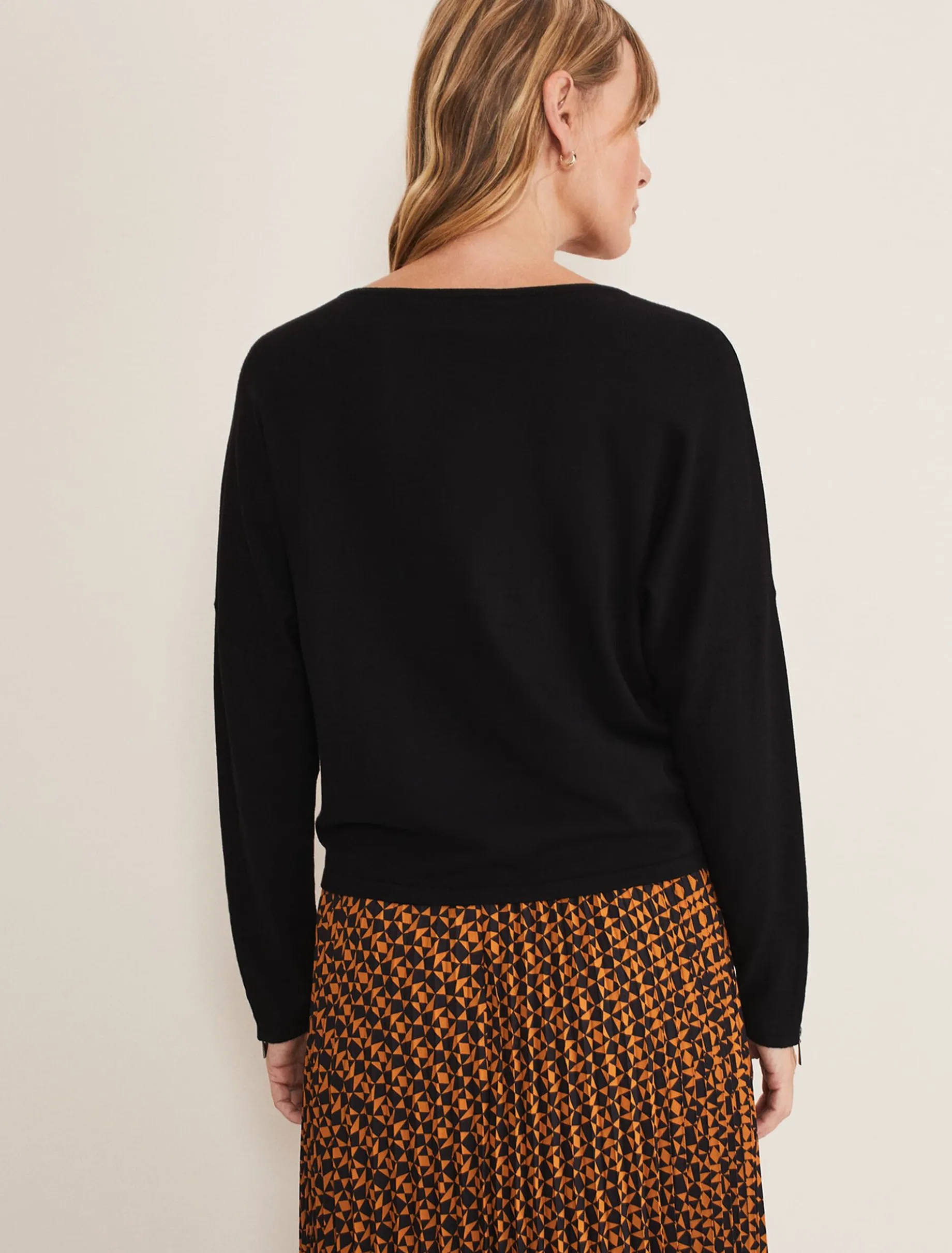 Olivian Zip Cuff Detail Knit