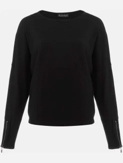 Olivian Zip Cuff Detail Knit