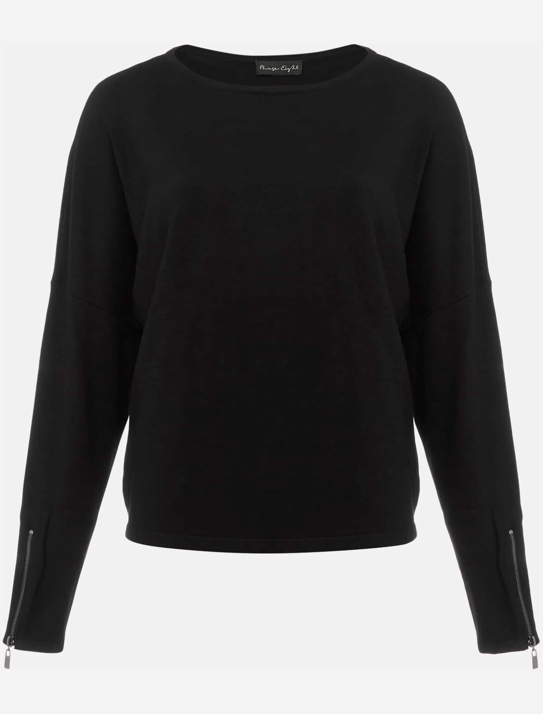 Olivian Zip Cuff Detail Knit
