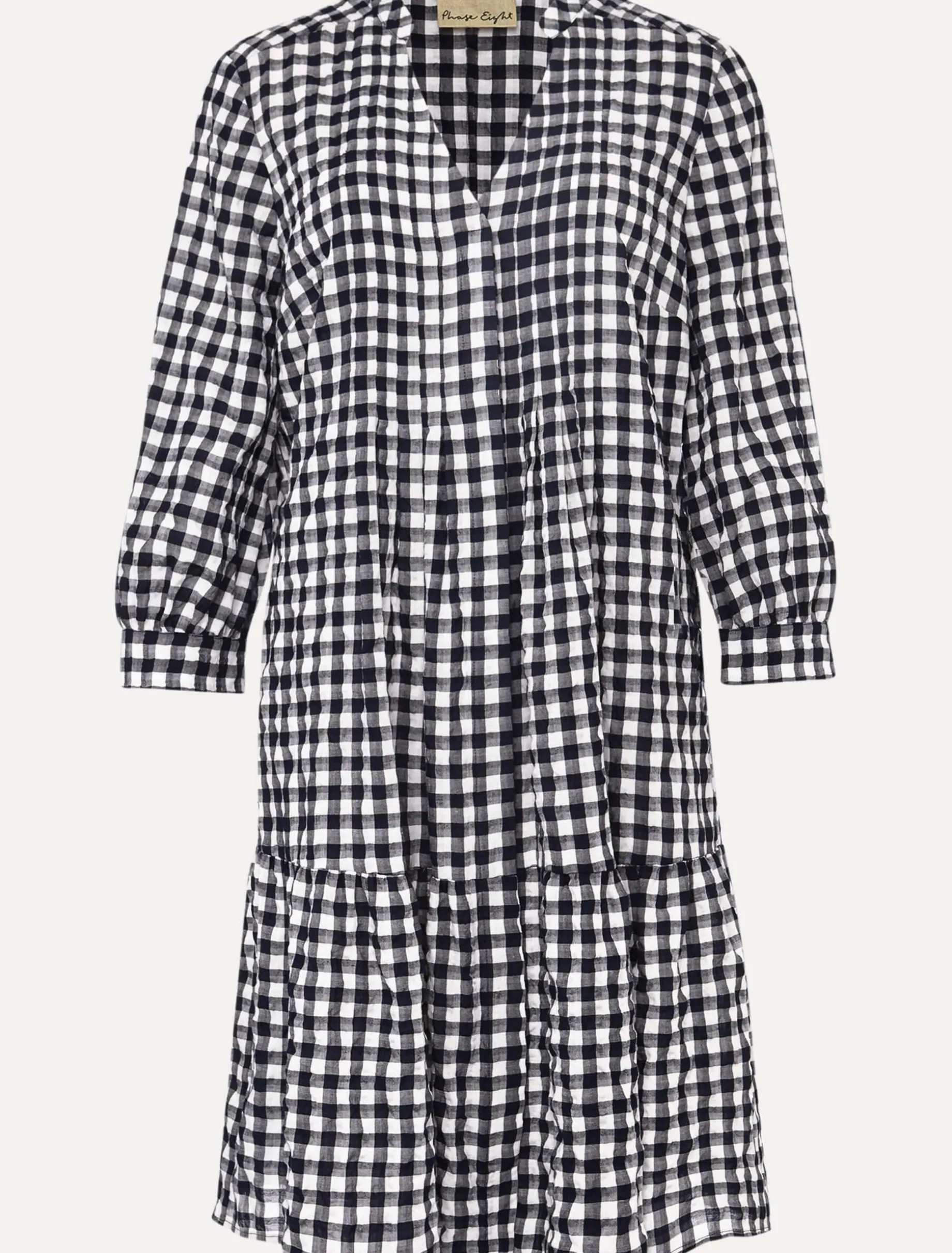 Oona Gingham Swing Dress