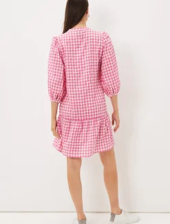 Oona Gingham Swing Dress