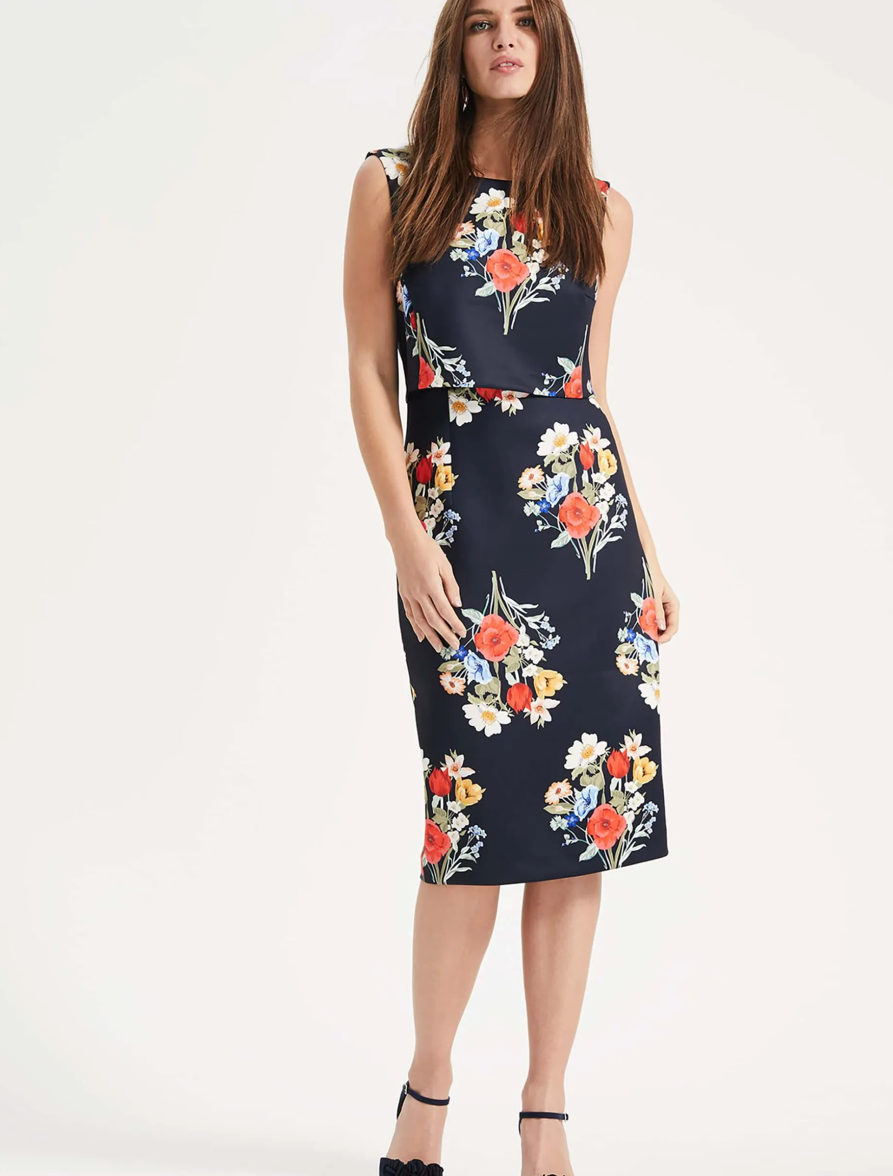 Ophelia Flower Trim Sandals