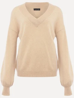 Ophelia Wool Cashmere V Neck Jumper