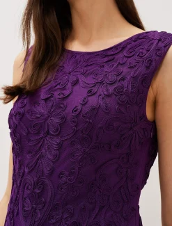 Orelia Tapework Lace Dress