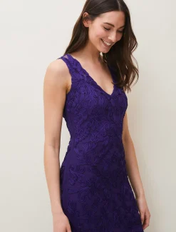 Osanne Tapework Lace Maxi Dress