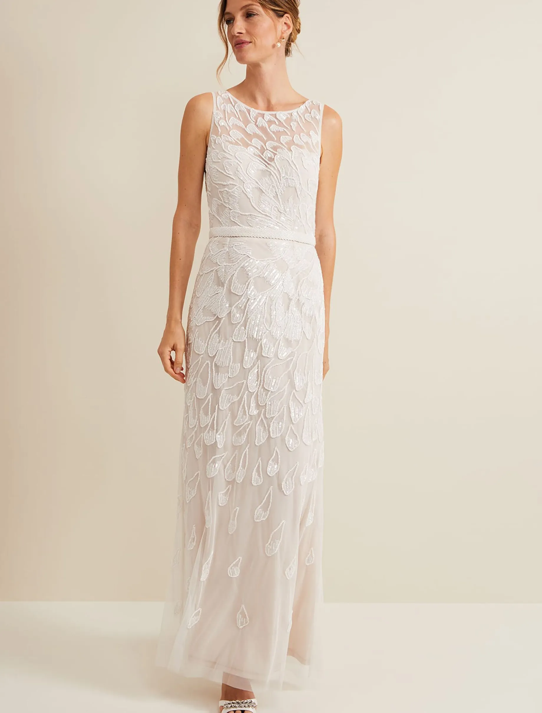 Ottilie Beaded Maxi Wedding Dress