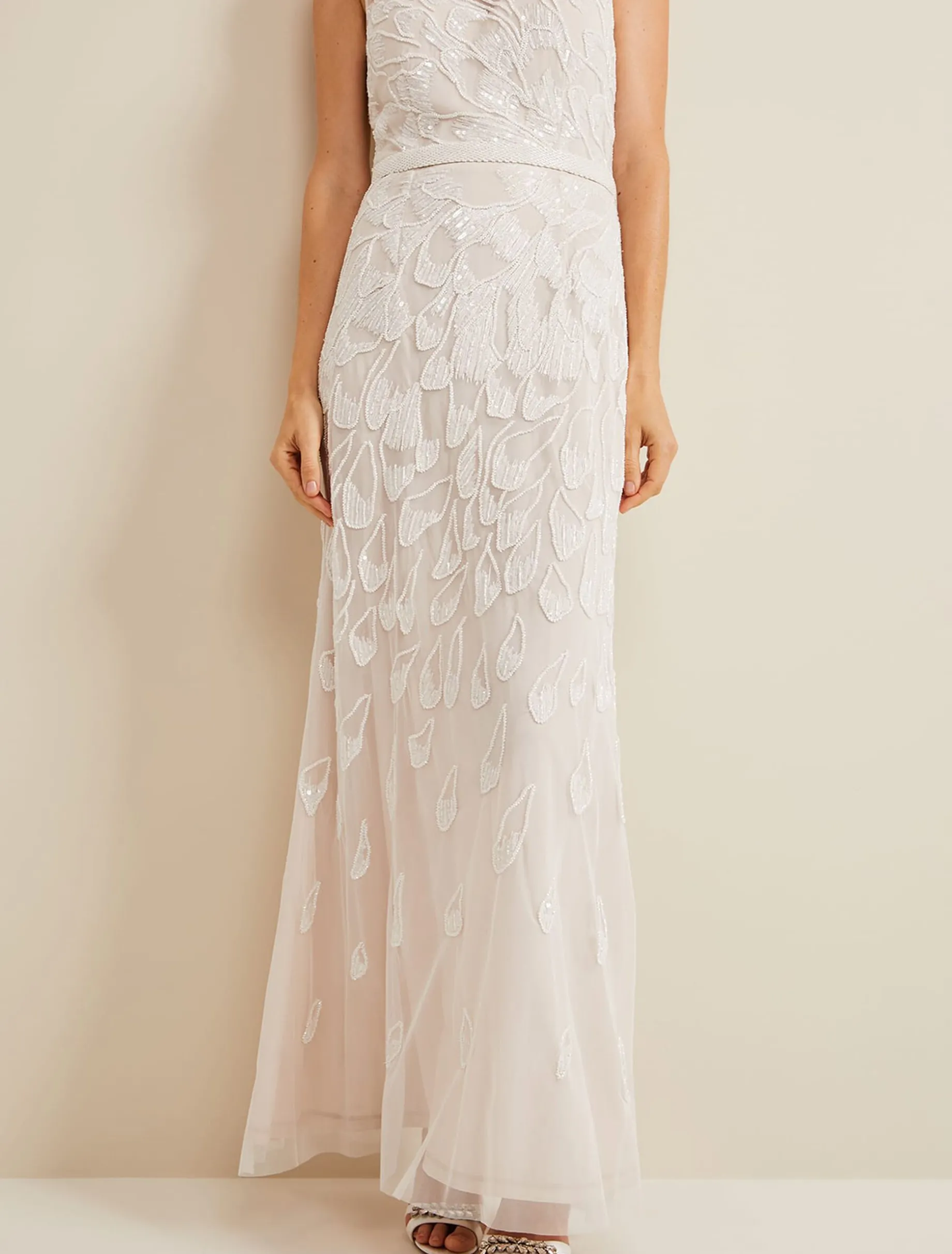 Ottilie Beaded Maxi Wedding Dress
