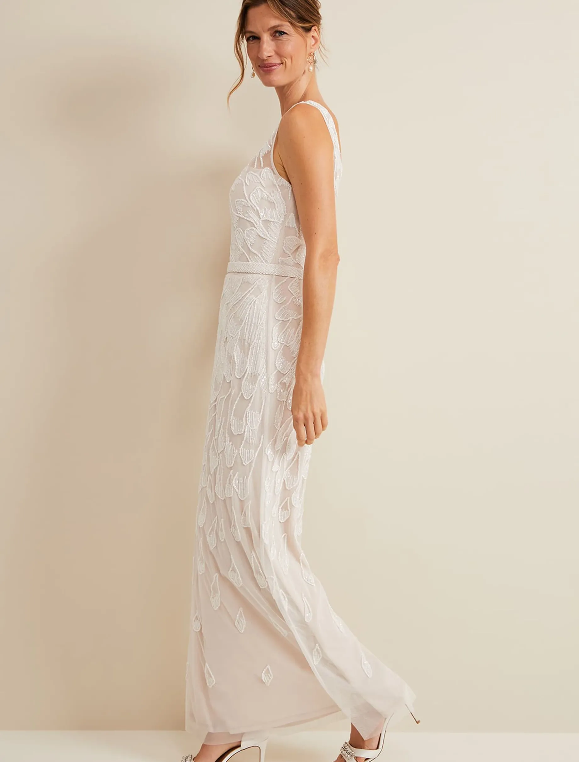 Ottilie Beaded Maxi Wedding Dress