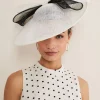 Oversized Double Bow Disc Fascinator