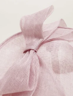 Oversized Double Bow Disc Fascinator