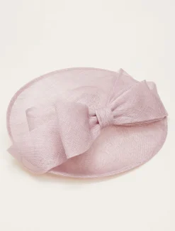 Oversized Double Bow Disc Fascinator