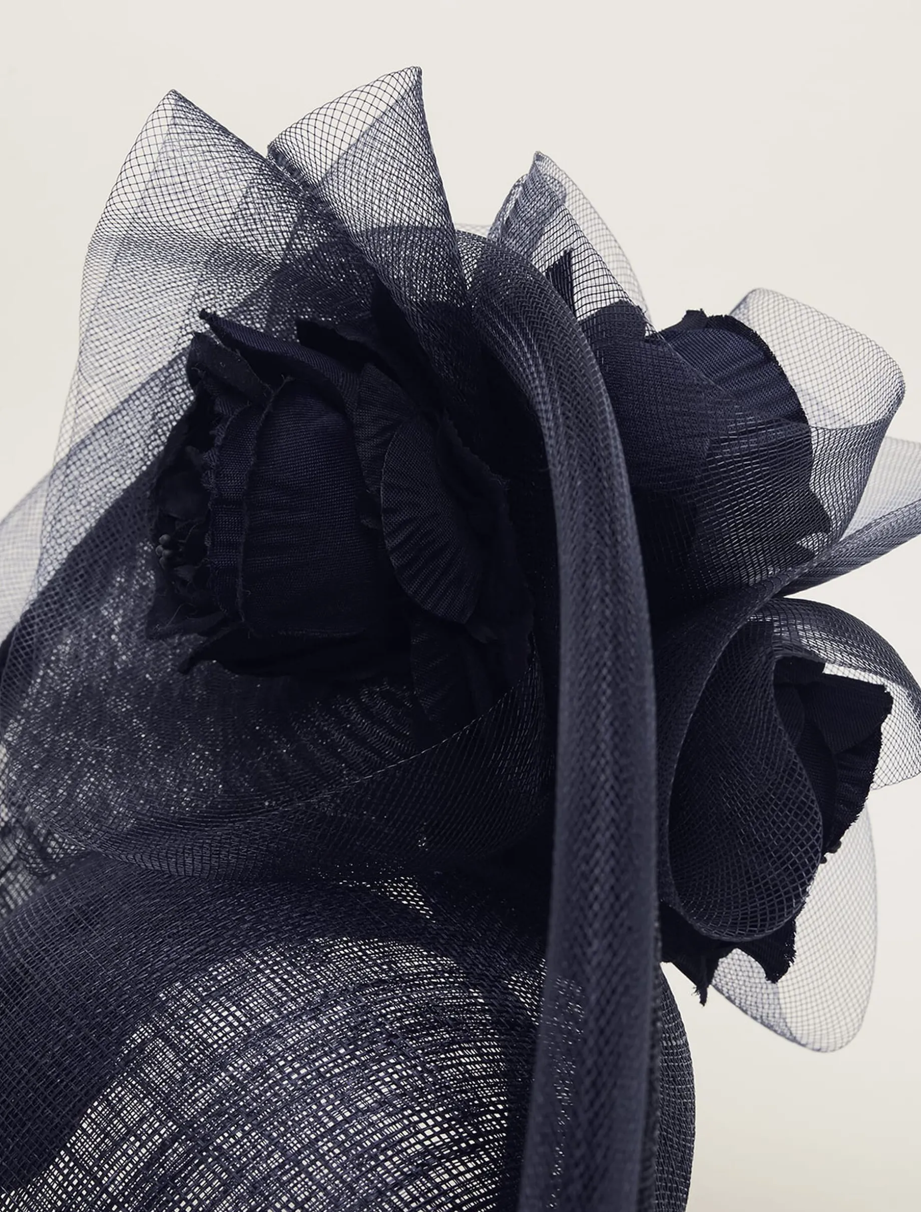 Oversized Floral Under Brim Fascinator