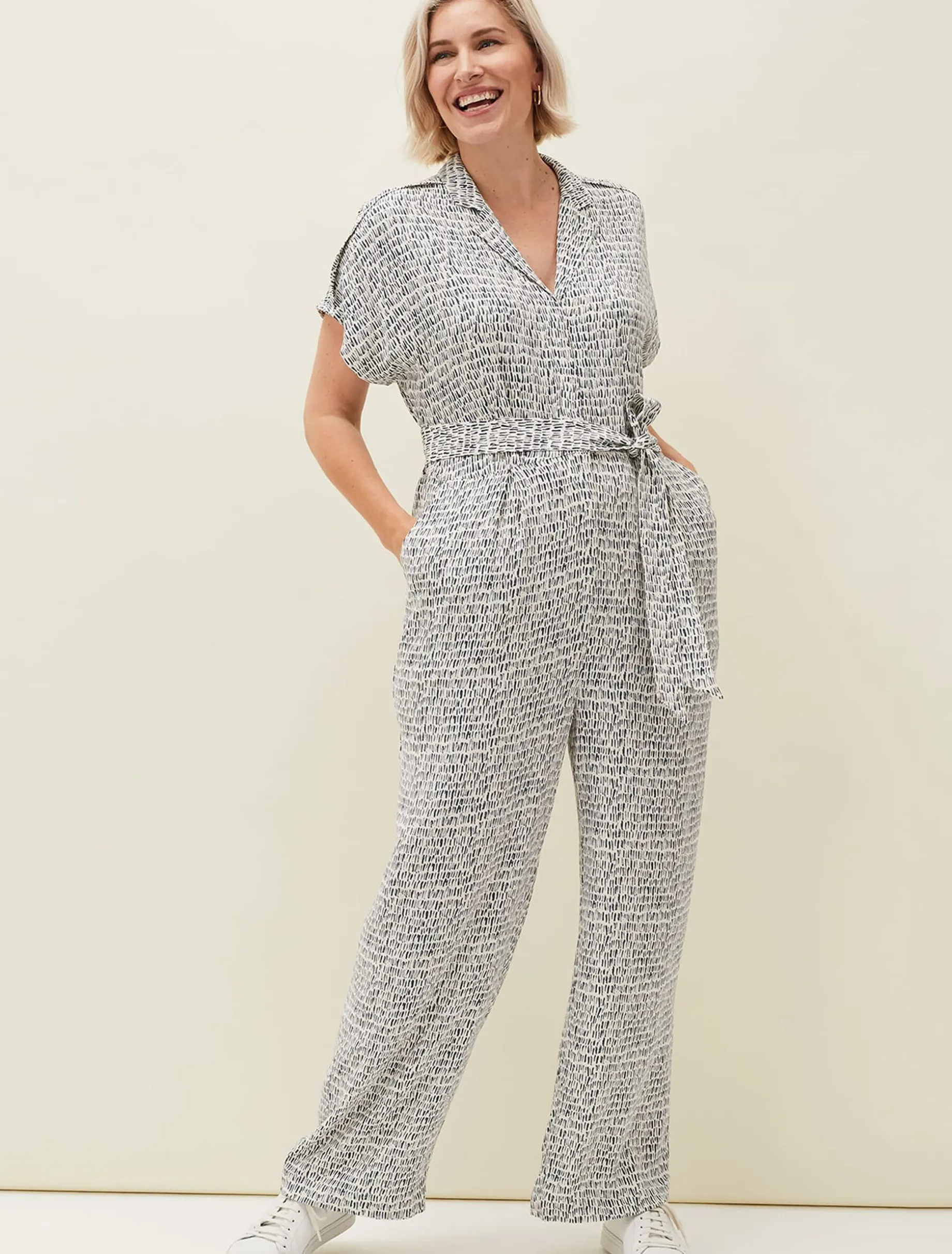 Paige Abstract Print Jumpsuit