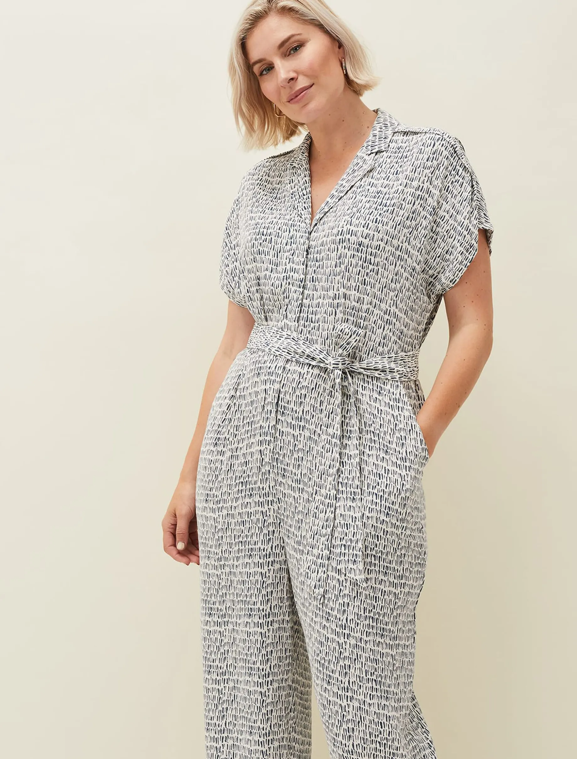 Paige Abstract Print Jumpsuit
