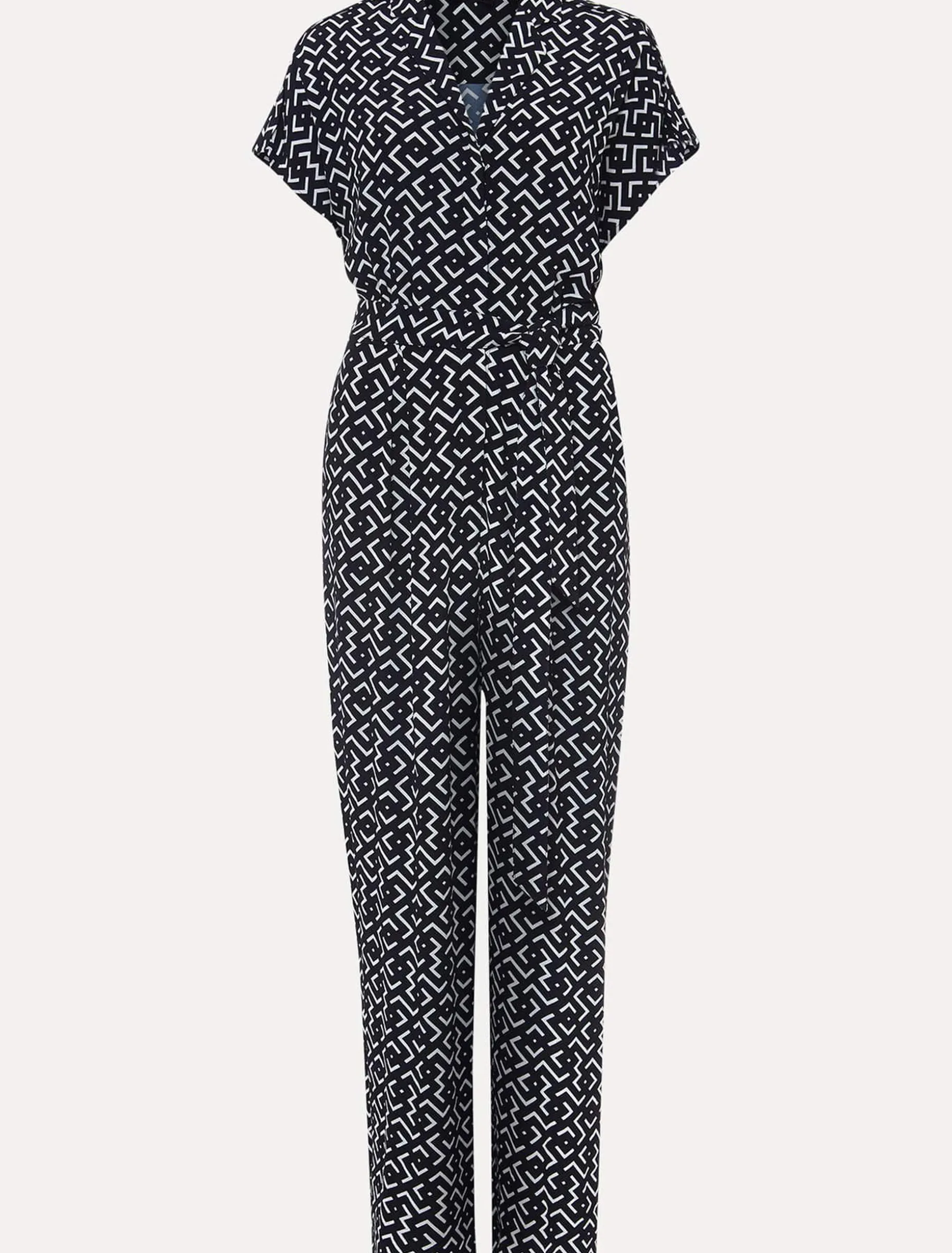 Paige Abstract Print Wide Leg Jumpsuit