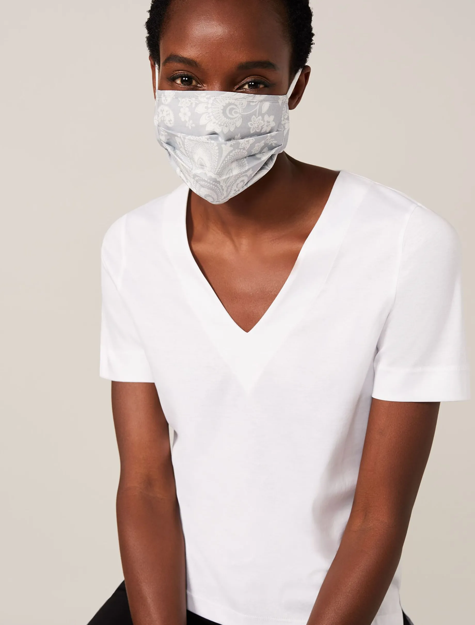 Paisley Print Face Mask