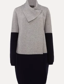 Paloma Colourblock Knit Coat