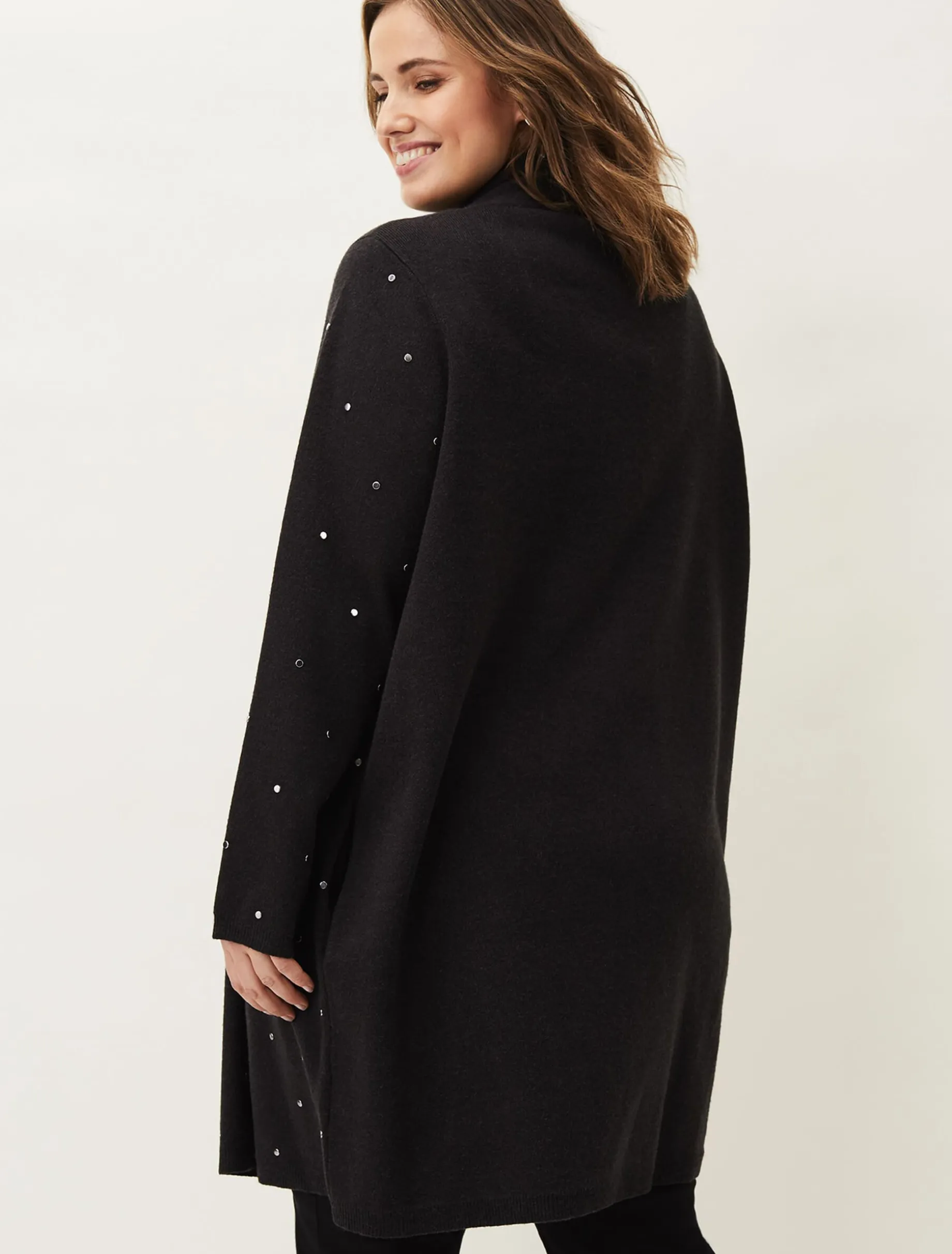Paloma Scattered Stud Coatigan