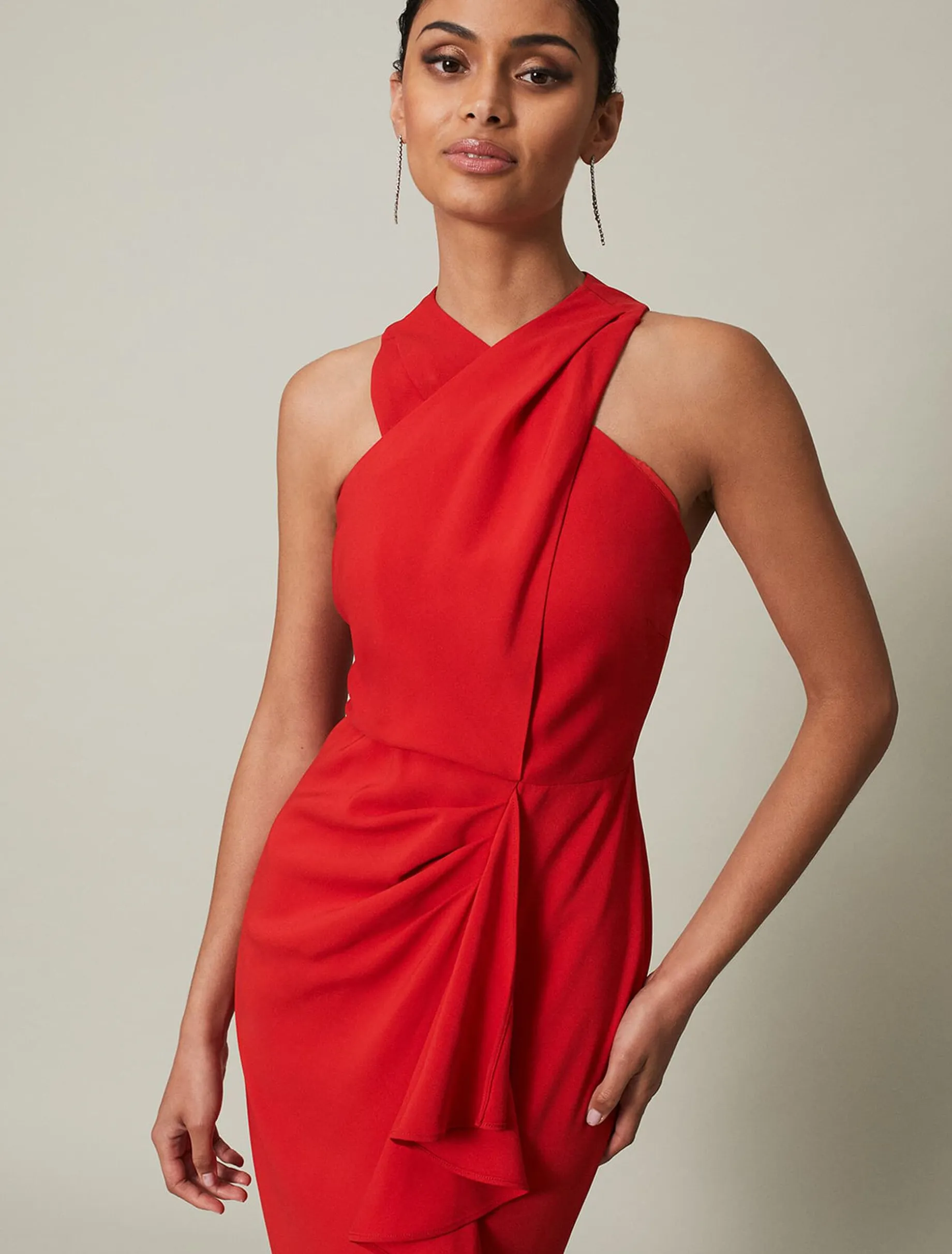 Pamela Ruffled Maxi Dress