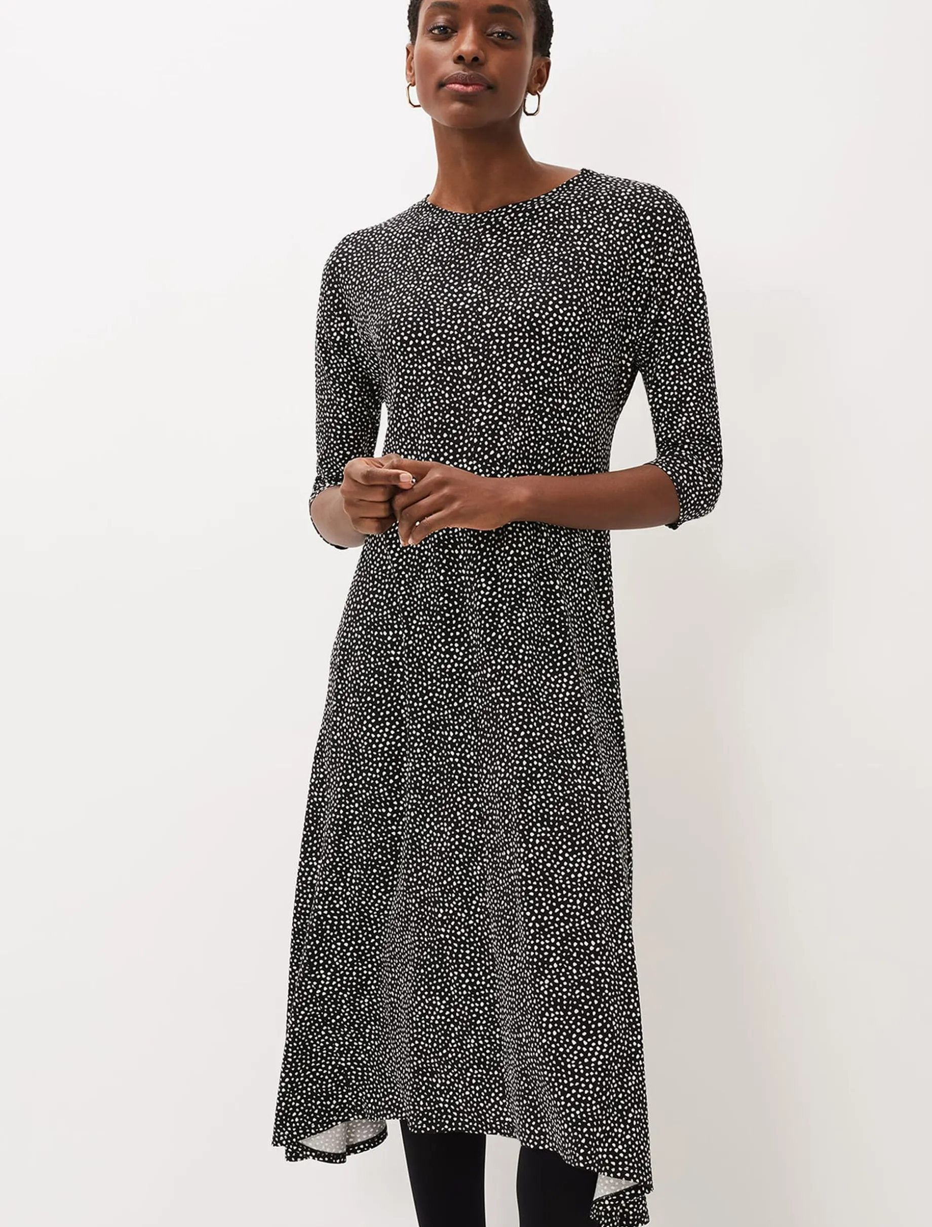 Paris Spot Print Dress