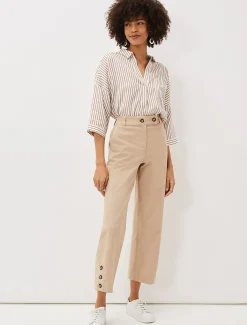 Parissa Button Hem Chino Trouser