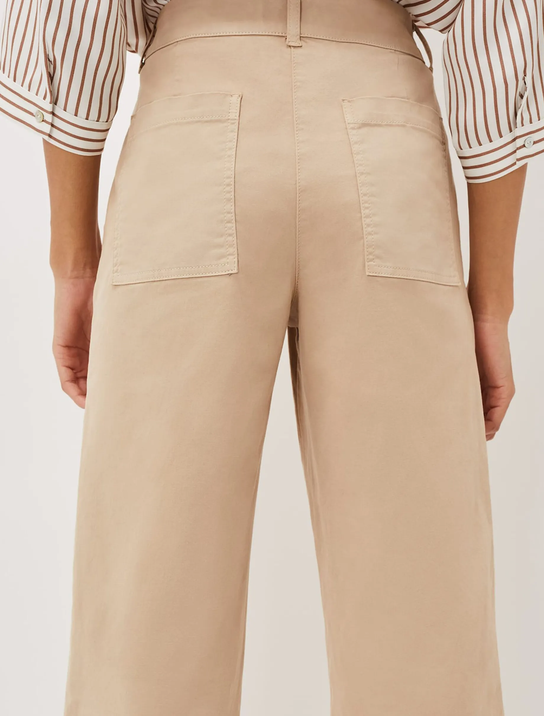 Parissa Button Hem Chino Trouser