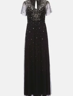 Pascale Jewelled Tulle Dress