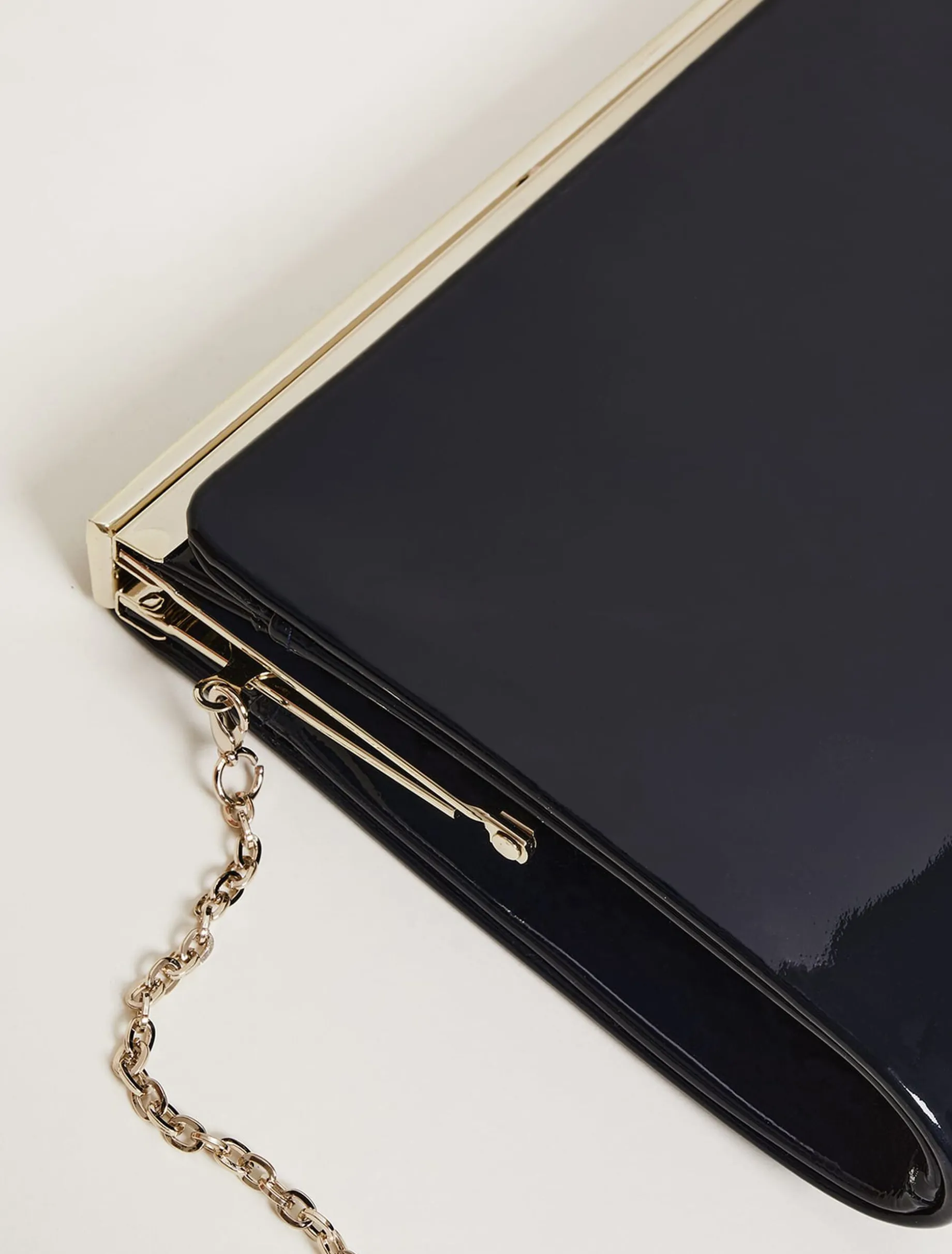 Patent Open Top Slim Clutch