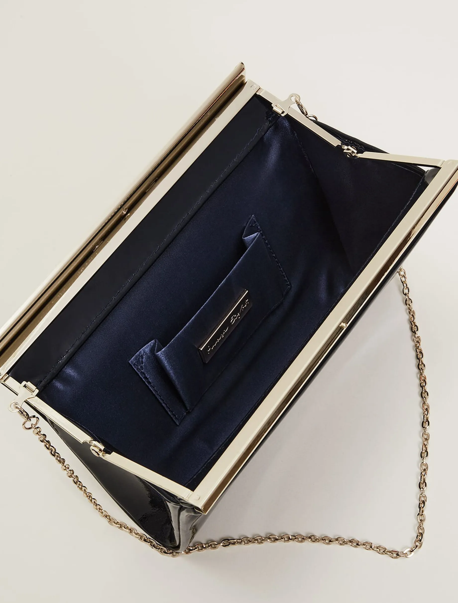 Patent Open Top Slim Clutch