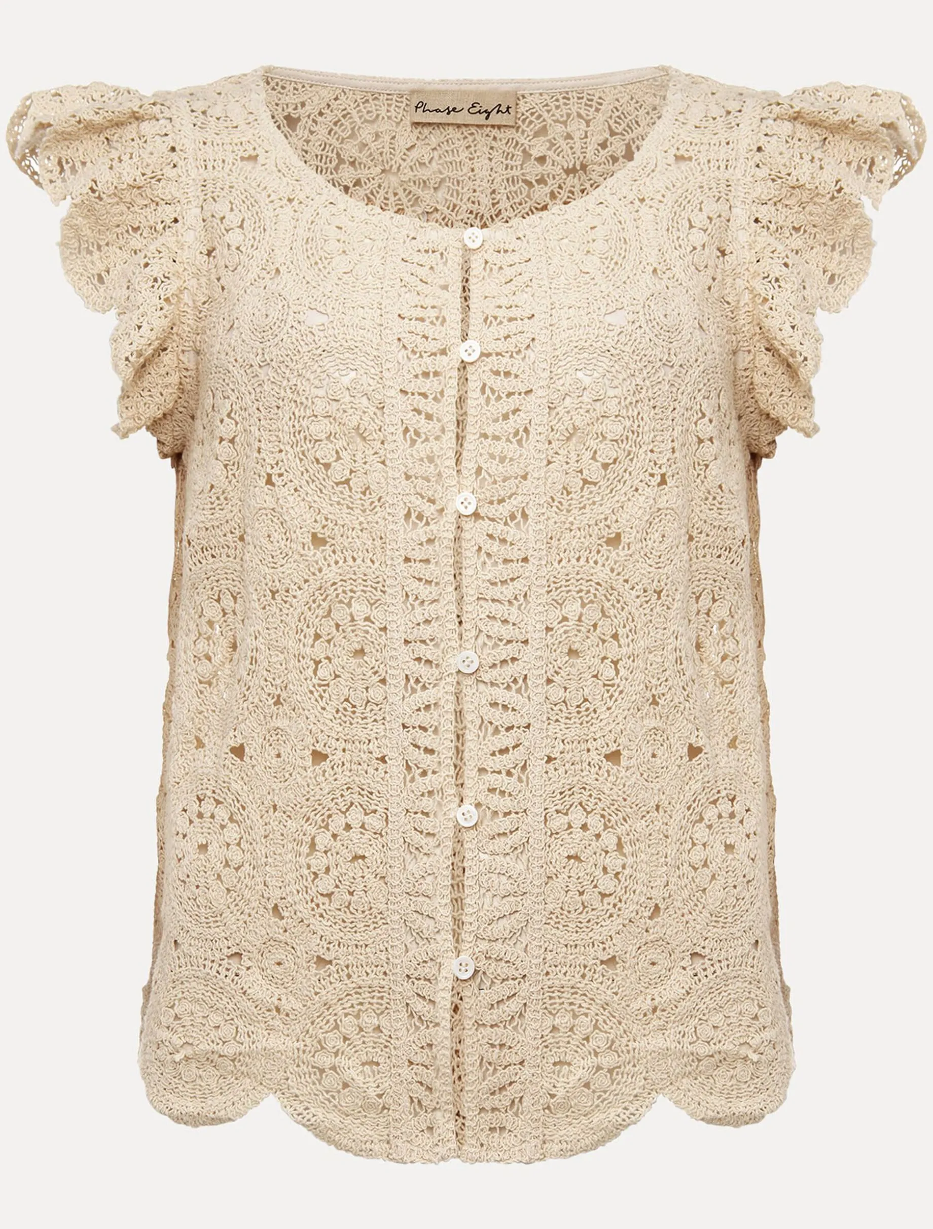 Paulie Crochet Pattern Knit Top