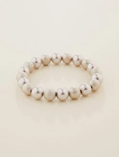 Pearl And Bead Stretch Bracelet
