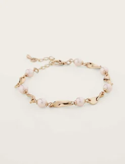 Pearl And Twist Bracelet