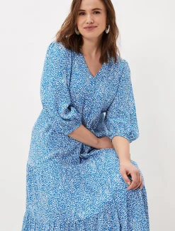 Penele Ditsy Print Maxi Dress