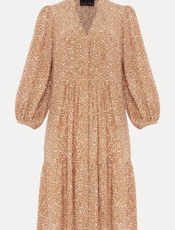 Penele Ditsy Print Swing Dress