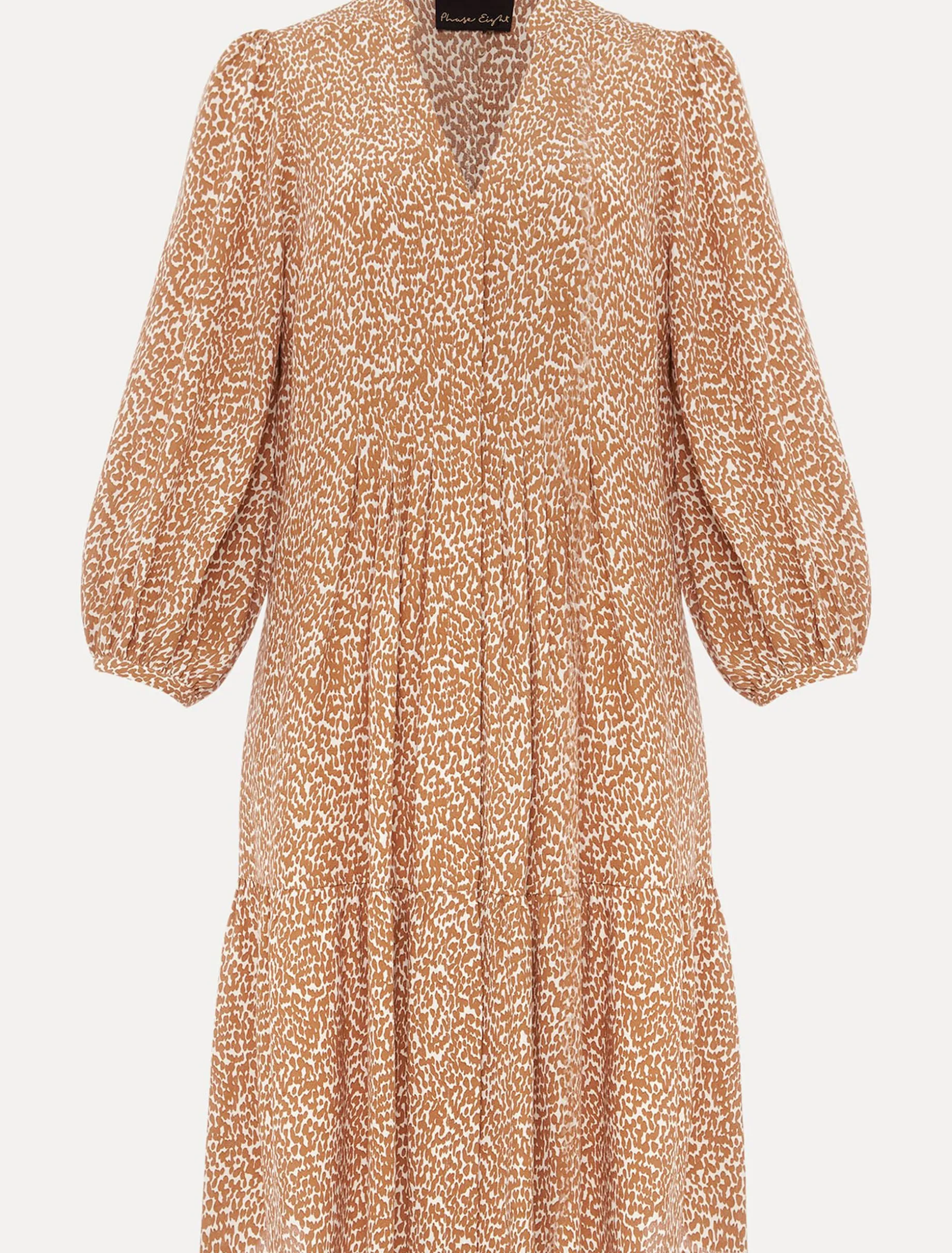 Penele Ditsy Print Swing Dress