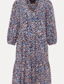 Penele Dotty Print Short Dress