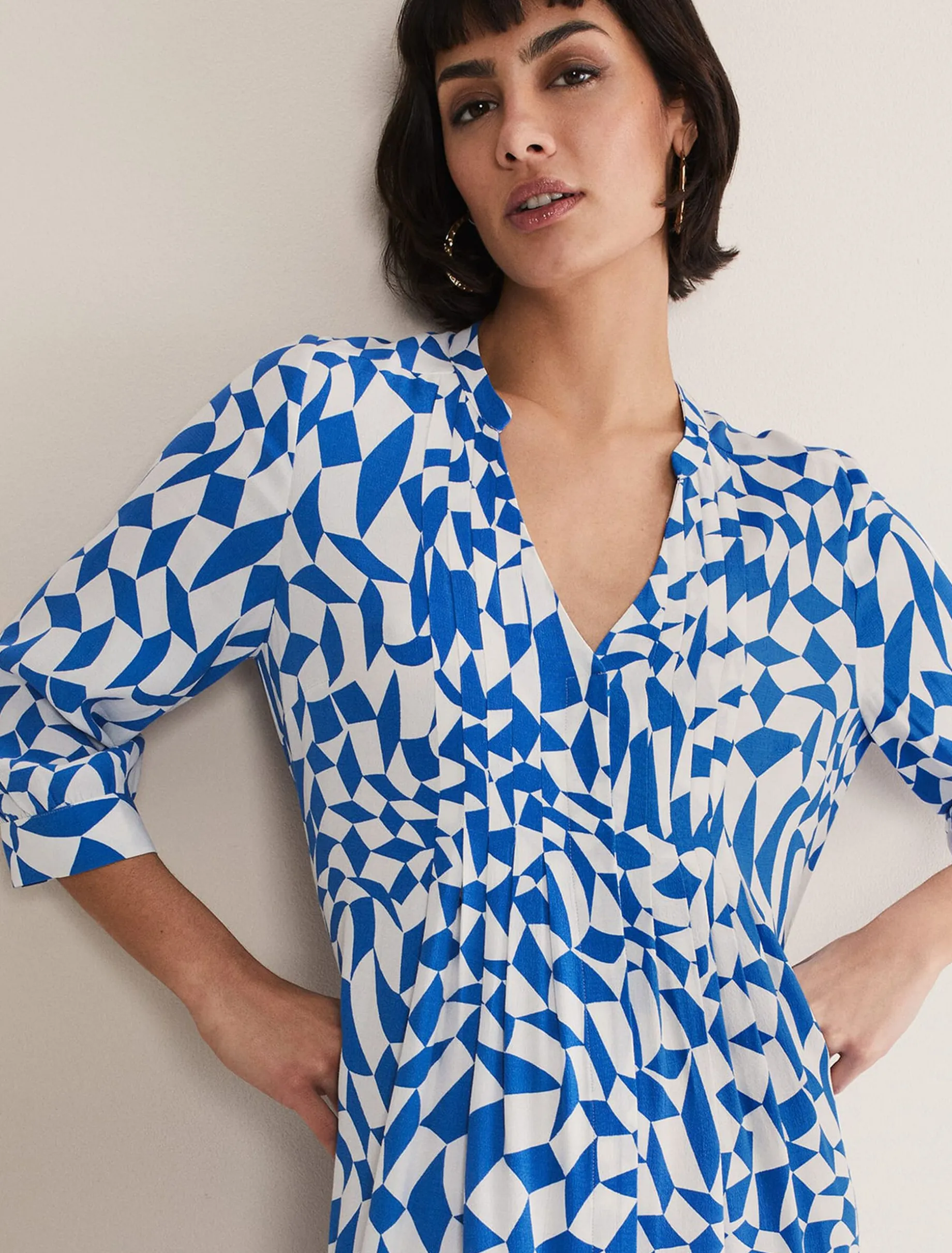 Penele Geo Midaxi Dress