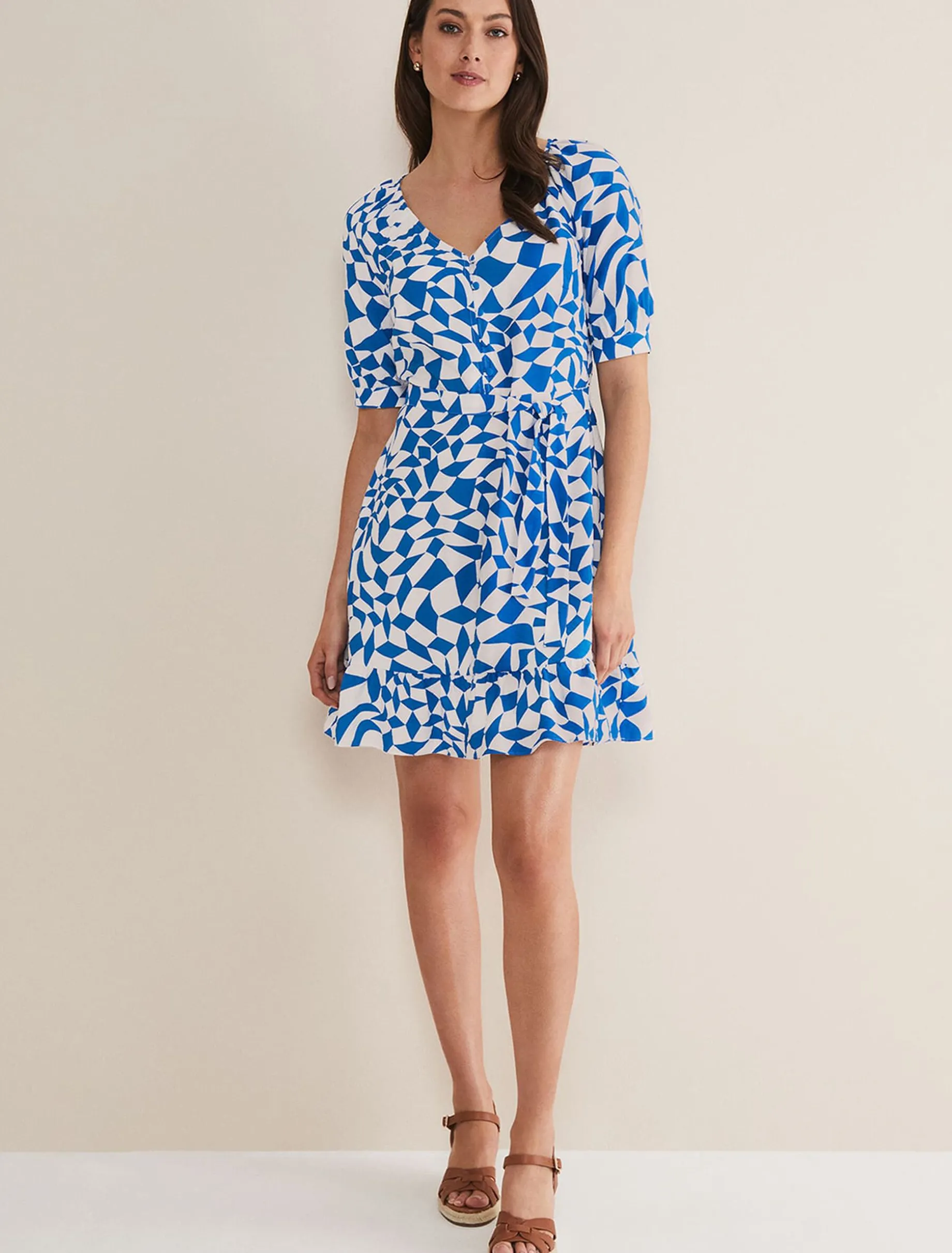 Penele Geo Swing Dress