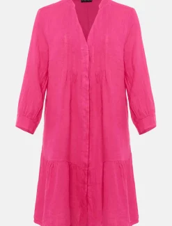 Penele Linen Swing Dress